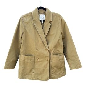 Madewell NWT Crossover Blazer (Re)generative Chino Small Style NM512 100% Cotton